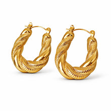 Load image into Gallery viewer, Valencia Twisted Hoops