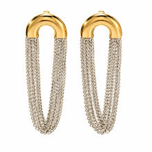 Load image into Gallery viewer, Milano Chain Tassel Earrings
