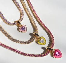 Load image into Gallery viewer, Heart in Rose Necklace
