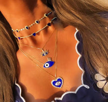 Load image into Gallery viewer, Sapphire Glow Tennis Necklace
