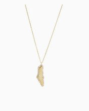 Load image into Gallery viewer, Israel Map Necklace
