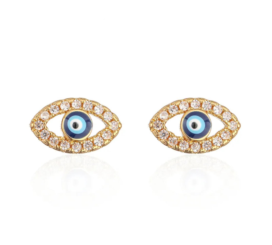 Evil Eye stud Earrings