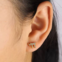 Load image into Gallery viewer, Chai Crystal Stud Earrings
